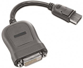 Image of Lenovo DisplayPort to Single-Link DVI-D [45J7915] Monitor Cable (Suits ThinkCentre E73,M73,M93,M83,S500/ThinkStation P300,P500,P700,P900 Series)