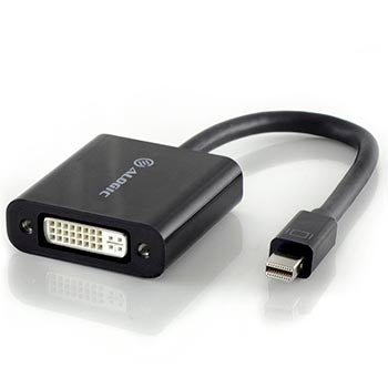 Image of ALOGIC 20cm ACTIVE Mini DisplayPort to DVI Adapter - Male to Female with 4K Support [MDP-DVI-ACTV]