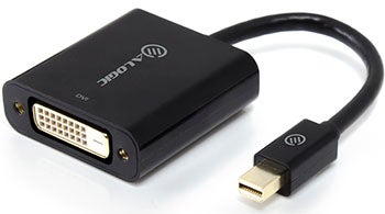 Image of ALOGIC [MDP-DVBK-ACO] Elements 20cm Mini DisplayPort to DVI Adapter - Male to Female