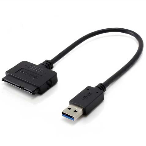 Image of ALOGIC [U30AS25] USB 3.0 USB-A to SATA Adapter Cable