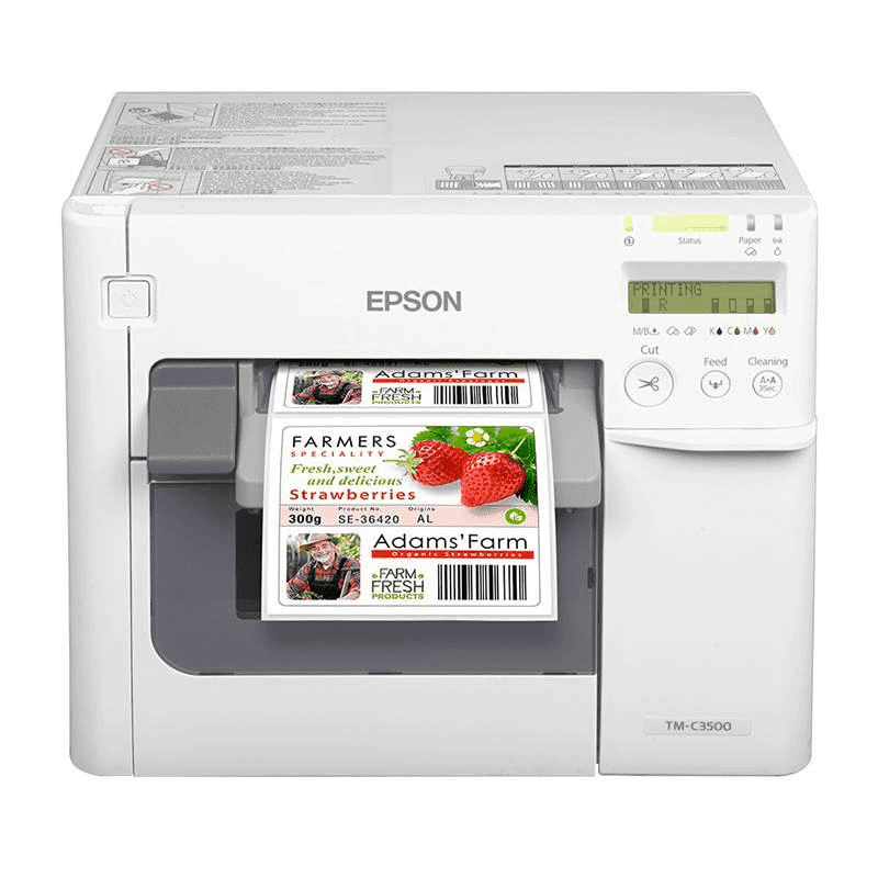 Image of Epson TMC3500 Colour Inkjet Label Printer [TM-C3500-012]