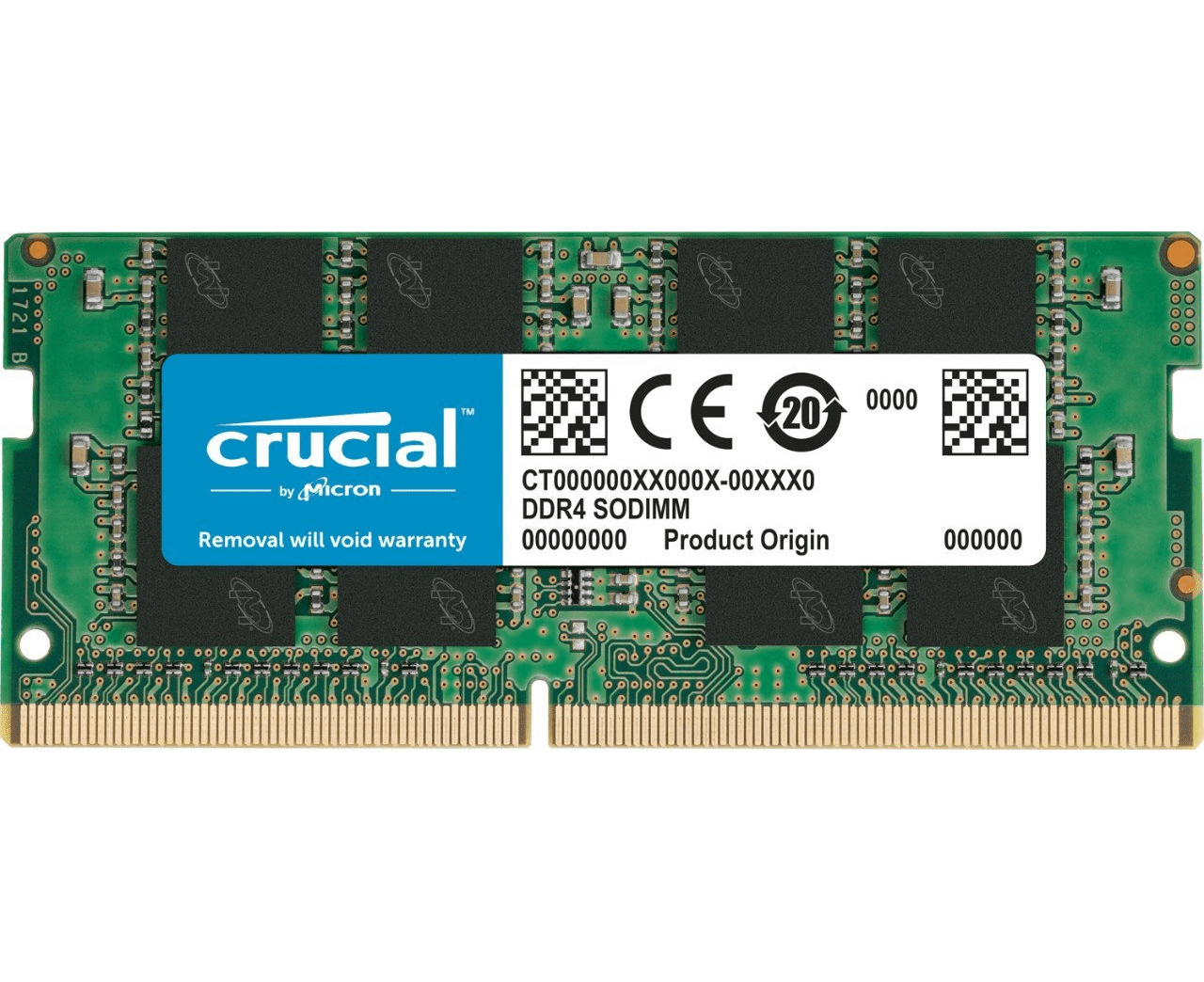 Image of Crucial 8GB (1x 8GB) DDR4 3200MHz SODIMM [CT8G4SFS832A]