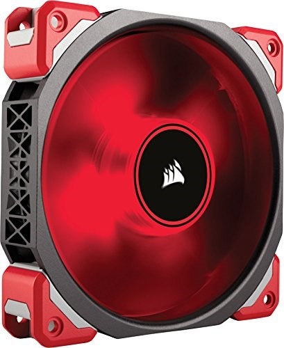 Image of Corsair ML120 PRO LED [CO-9050042-WW] Red, 120mm Premium Magnetic Levitation Fan