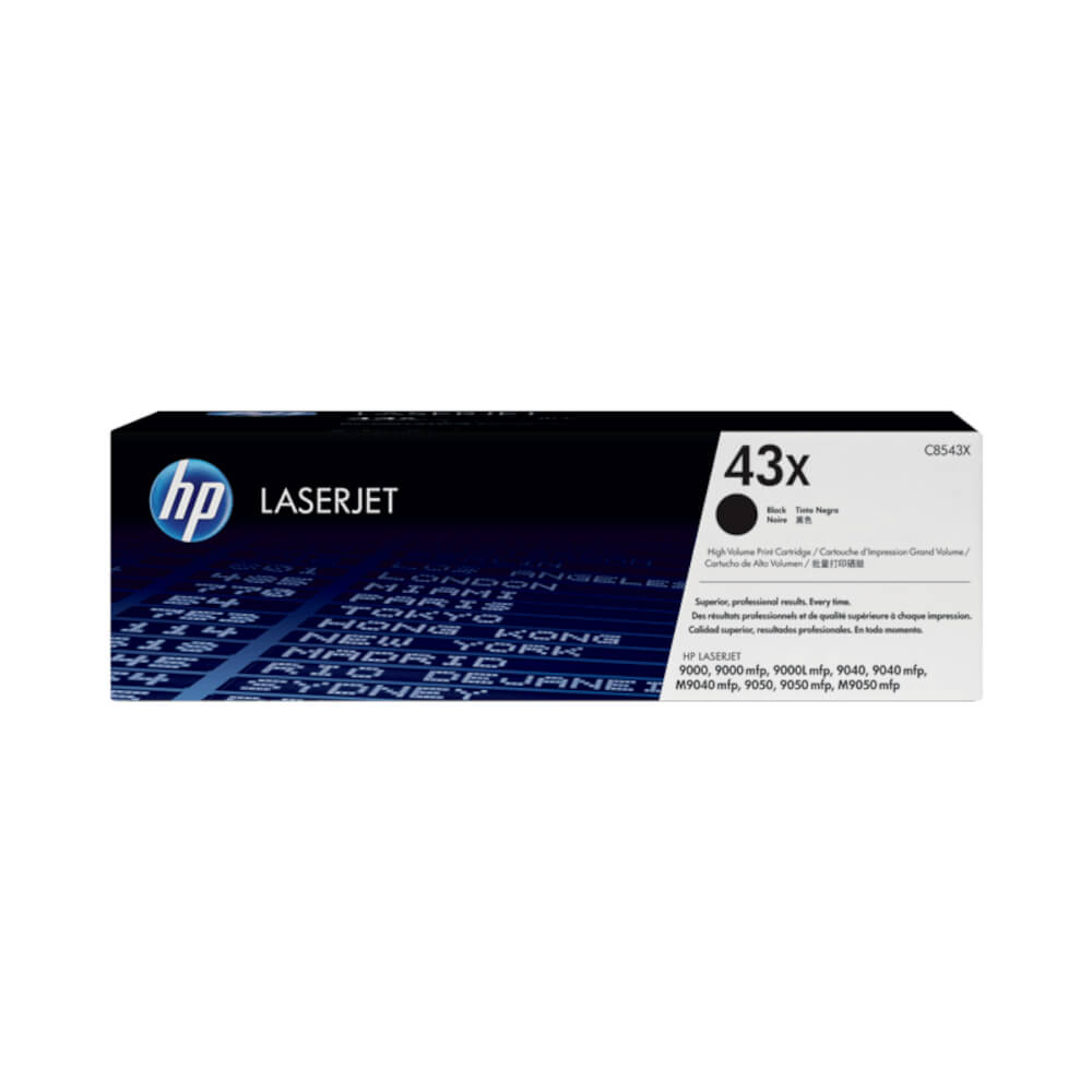 Image of HP 43X [C8543X] Black High Yield LaserJet Toner Cartridge