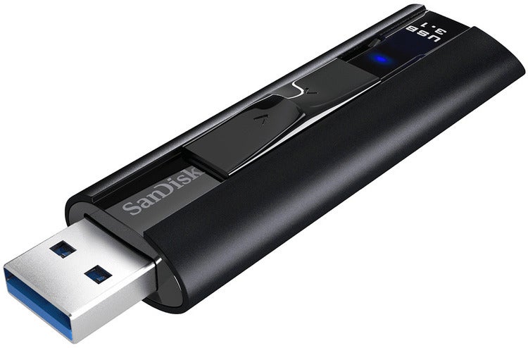 Image of SanDisk Extreme Pro 128GB USB 3.1 Solid State Flash Drive, CZ880, USB3.0