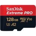 Sandisk Extreme Pro Micro SDXC SQXCY 128GB V30 U3 C10 A2 UHS-I 170MB/s R 90MB/s W 4x6 SD Adaptor [SDSQXCY-128G-GN6MA]