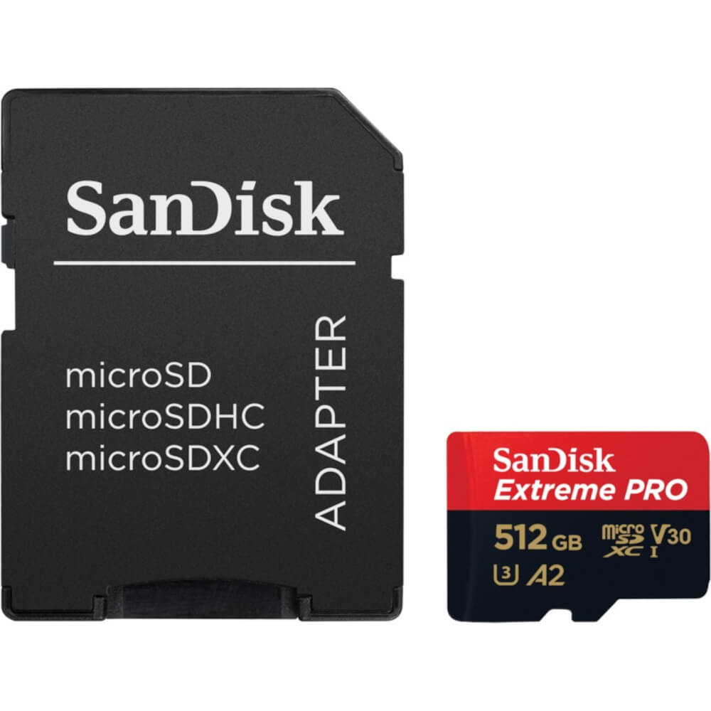 Image of SanDisk Extreme Pro microSDXC, SQXCZ 512GB [SDSQXCZ-512G-GN6MA]