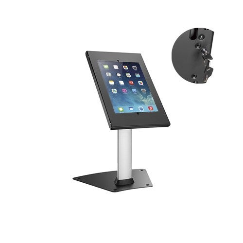 Image of Brateck Anti-theft Countertop Tablet Kiosk Stand - Black [PAD12-04N]