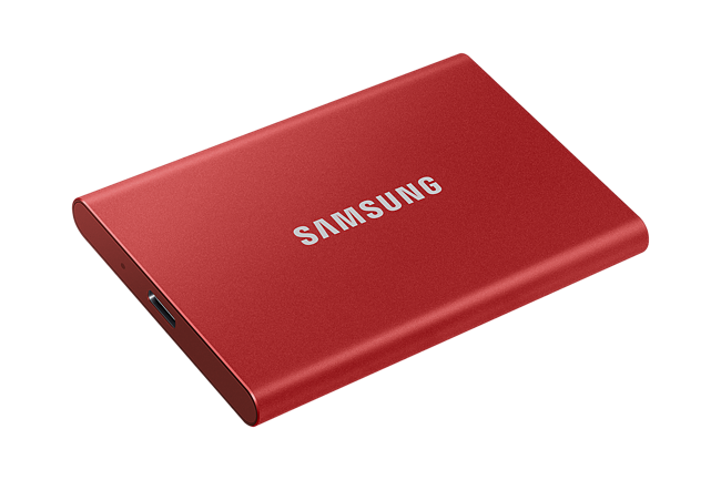 Image of Samsung SSD T7 2TB USB-C - Titan Gray [MU-PC2T0T/WW] 3 Yrs Wty