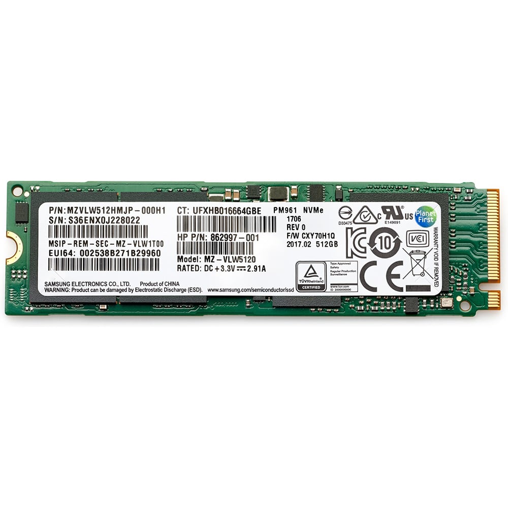Image of HP 1TB TLC PCIe 3x4 NVMe M.2 Solid State Drive [6SK99AA]