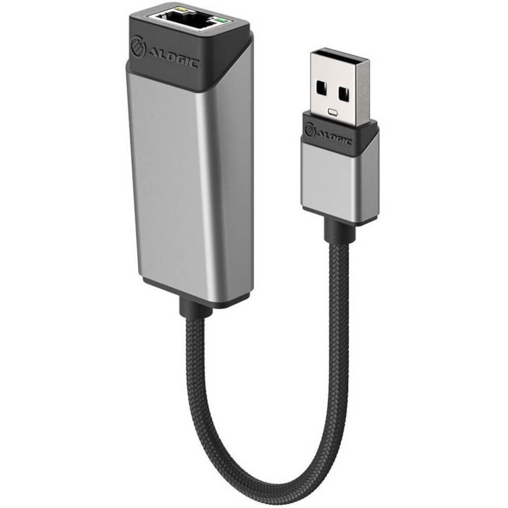 Image of Alogic Ultra USB-A (Male) to RJ45 Gigabit Ethernet (Female) Adapter [ULAGE-SGR]