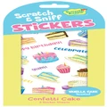 Vanilla Confetti Cake Scratch &amp; Sniff Stickers