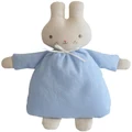 Alimrose Riley Bunny Rattle - Blue (24cm)