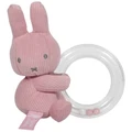 Miffy Plush Ring Rattle - Pink Corduroy