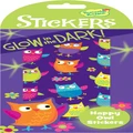 Glow in the Dark Happy Owl Stickers