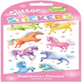 Rainbow Pony Glitter Stickers