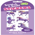 Grape Ponies Scratch &amp; Sniff Stickers