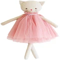 Alimrose Aurelie Linen Cat Doll - Blush (48cm)