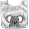 Alimrose Baby Koala Bib - Grey
