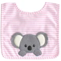 Alimrose Baby Koala Bib - Pink