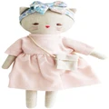 Alimrose Mini Lilly Kitty - Pink Linen (26cm)
