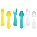 Lunch Punch Fork &amp; Spoon Set - Yellow (6 pack)