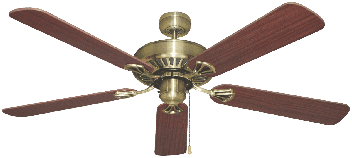 Mercator 130cm Hayman Antique Brass Ceiling Fan