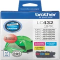 Brother LC432PK3 Colour Value Pack - Cyan, Magenta,Yellow