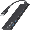 Bonelk Long-Life USB-C 4 Port USB Hub (Black)