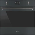Smeg 60cm Classic Pyrolytic Steam Oven with Probe Matte Black