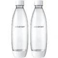 Sodastream Carb Bottle 1L Twin Pack White Fuse