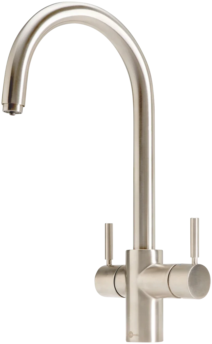 Insinkerator Multitap 3N1 J Shape Brushed Steel Tap