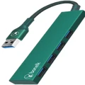 Bonelk Long-Life USB-A 4 Port USB Hub (Green)