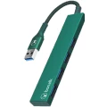 Bonelk Long-Life USB-A 4 Port USB Hub (Green)