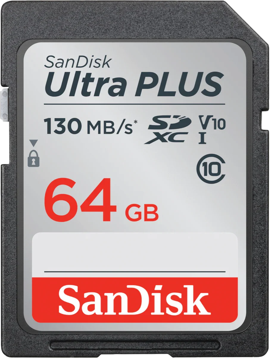 Sandisk 64GB Ultra microSDXC+ Memory Card