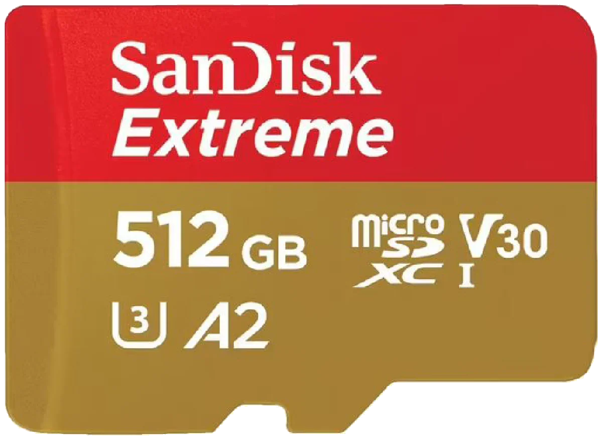 Sandisk Extreme Micro SDXC 512GB SD Memory Card