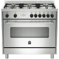 La Germania Americana 90cm Gas Upright Cooker - Stainless Steel