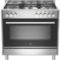 La Germania Futura 90cm Dual Fuel Upright Cooker - Stainless Steel