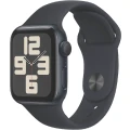 Apple MR9X3ZP/A Apple Watch SE GPS 40mm Midnight Aluminium Case with Midnight Sport Band - S/M