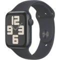 Apple MRE93ZP/A Apple Watch SE GPS 44mm Midnight Aluminium Case with Midnight Sport Band - M/L