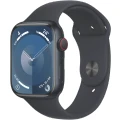 Apple Watch Series9 GPS + Cellular 45mm Midnight Aluminium Case with Midnight Sport Band - M/L