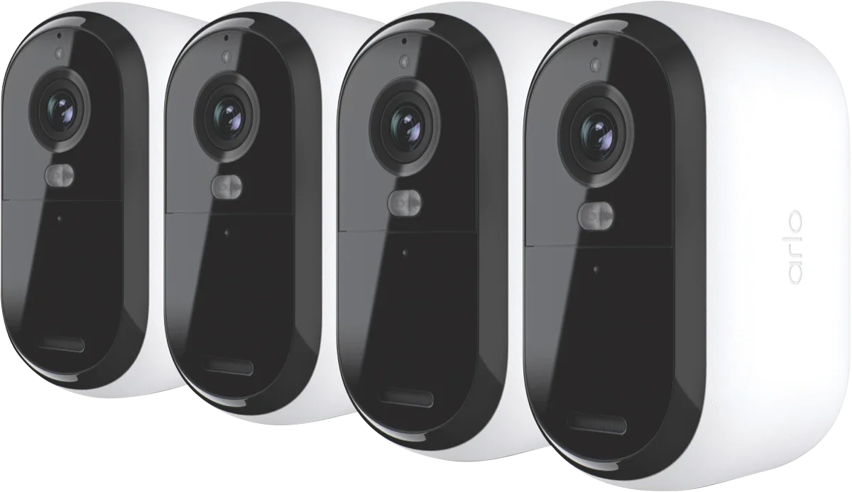 Arlo Essential 2K Camera (2nd Gen) 4 Pack