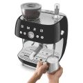 Smeg 50s Style Espresso Machine Black