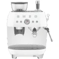 Smeg 50s Style Espresso Machine White