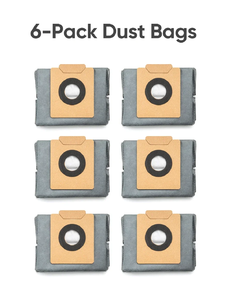 eufy Robovac X8 Pro SES & X10 Pro Omni Dust Bags 6Pk
