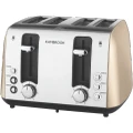 Kambrook Deluxe Collection 4 Slice Toaster Champagne
