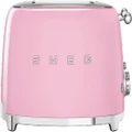 Smeg 50s Style 4 Slot Toaster - Pink