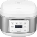 Panasonic 8 Cup Rice And Multi Cooker White/Silver