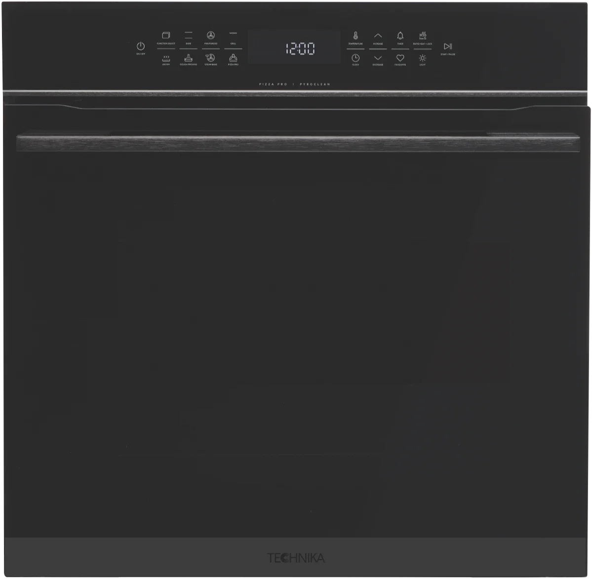 Technika 60cm 17 Function Pyrolytic Oven with Steam Bake, Air Fry & Pizza Pro
