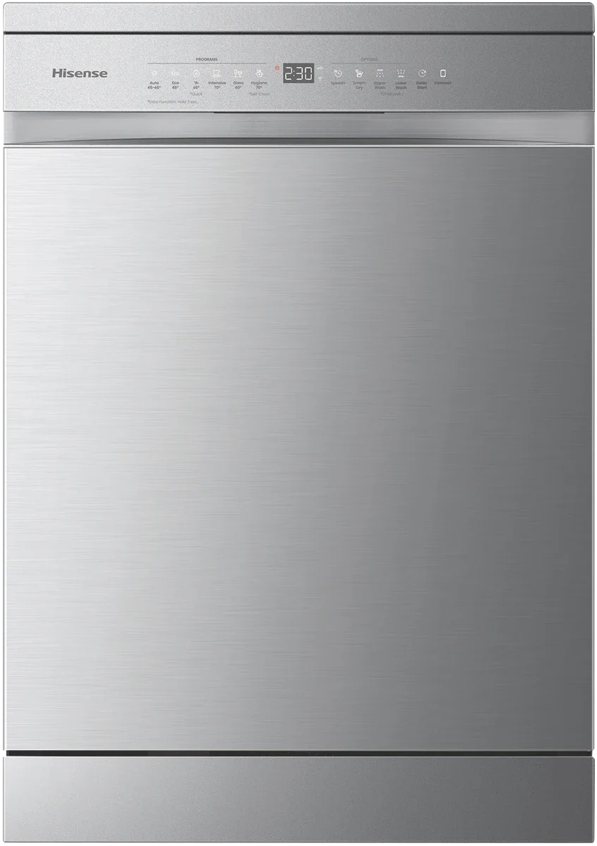 Hisense Freestanding Dishwasher - Stainless Steel